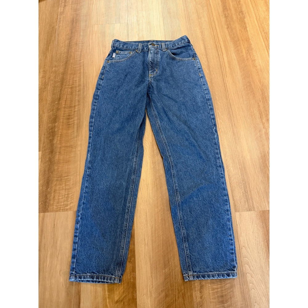 Carhartt B17-DST Relaxed Fit Tapered Leg Jeans Mens 30x30 Blue Denim Workwear